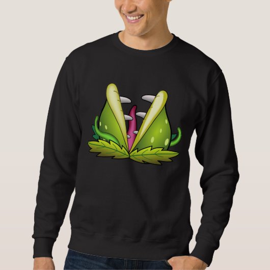 vlinderbloemmonster mannen sweatshirt (Voorkant)