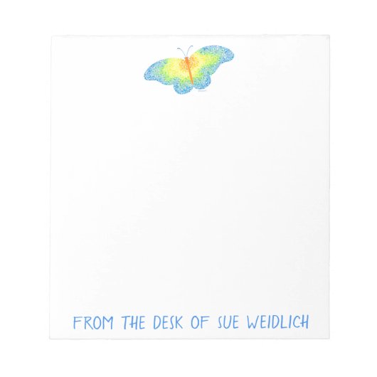Vlinderblok Notitieblok (Voorkant)