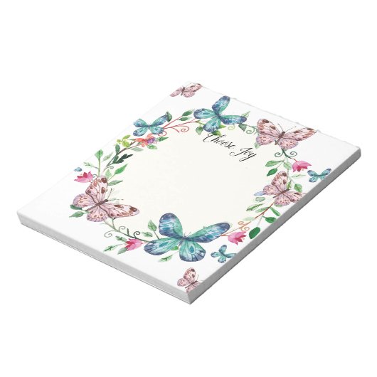 Vlinderblok Notitieblok (Linkerzijde)