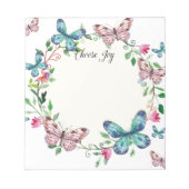 Vlinderblok Notitieblok (Voorkant)