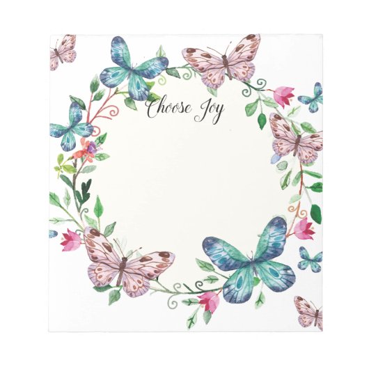 Vlinderblok Notitieblok (Voorkant)