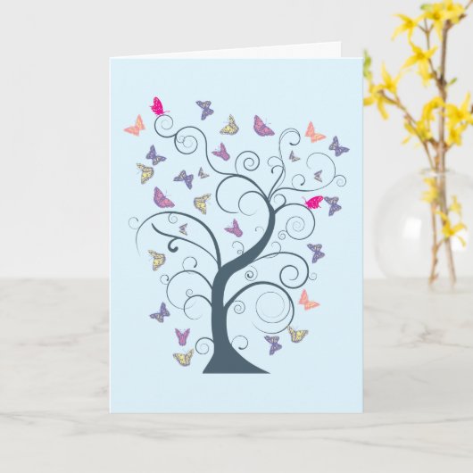 Vlinderboom 1 ~ Vlinders Sjabloon aanpassen (Gele Bloem)