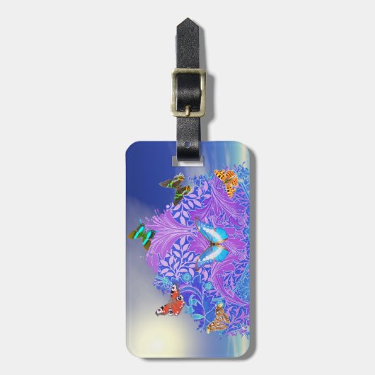 Vlinderboom Bagagelabel (Voorkant verticaal)