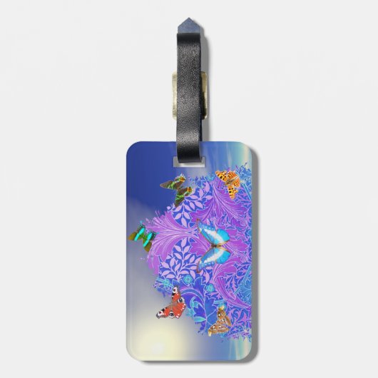 Vlinderboom Bagagelabel (Achterkant verticaal)