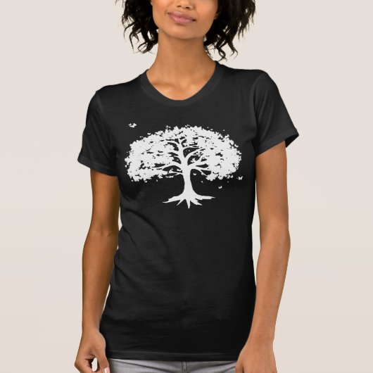 Vlinderboom, donker t-shirt (Voorkant)