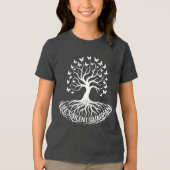 Vlinderboom Jongeren Tri-Blend T-shirt (Voorkant)