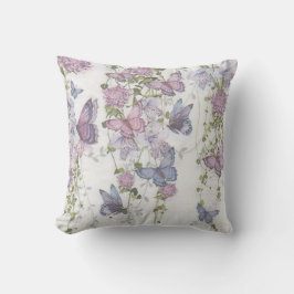 Vlinderboom met pastelvlinderkussen kussen