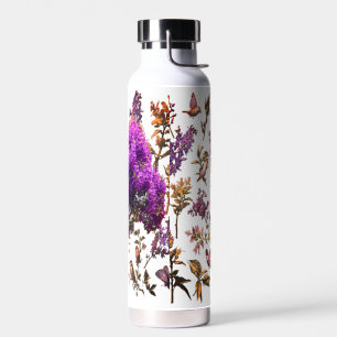 Vlinderboom Waterfles – Minimale Bloemen