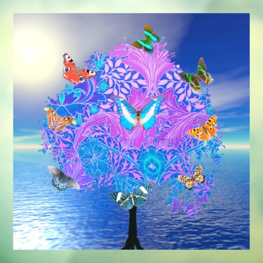 Vlinderboomruitenkoeling Raamsticker (Vel 3)