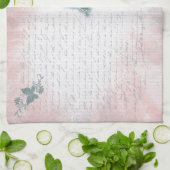  vlinderbrief theedoek (Gevouwen)