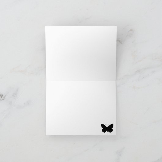 Vlinderbriefkaart - Comma Kaart (Binnen)