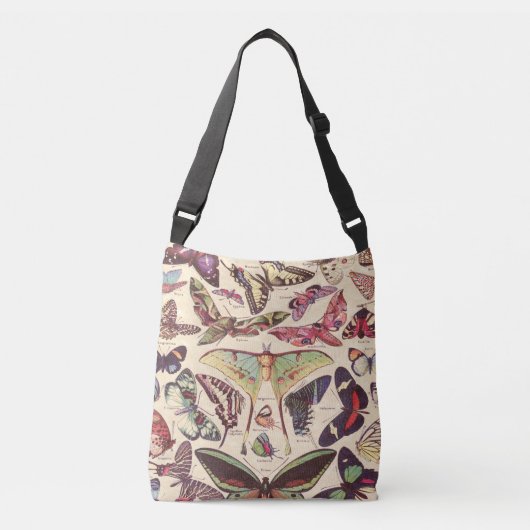 vlinderCanvas tas met verstelbare handgreep (Voorkant)