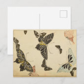  vlindercollage briefkaart (Voorkant / Achterkant)