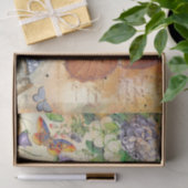 vlindercollage tissuepapier (Geschenk)