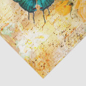  vlindercollage tissuepapier (Detail)