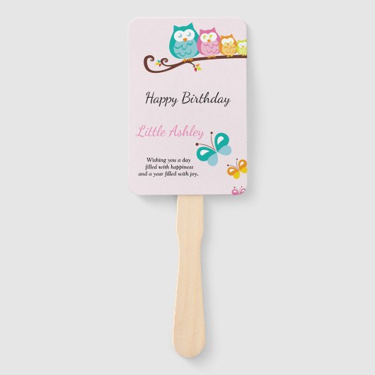 vlinderdag handwaaier (Voorkant)