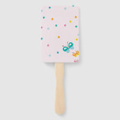 vlinderdag handwaaier (Achterkant)