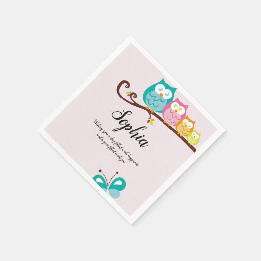 vlinderdag servet (Hoek)