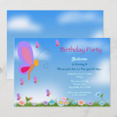 vlinderdag uitnodiging (Voorkant / Achterkant)