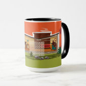 Vlinderdak Mid Century Modern House - SET Mok (Voorkant rechts)