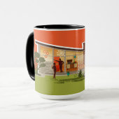 Vlinderdak Mid Century Modern House - SET Mok (Voorkant links)