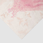 Vlinderdans Pruim Sparkle Jurk Bruidsdouche Tissuepapier (Detail)