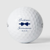 Vlinderdas Bruidsjonker Golfballen (Voorkant)