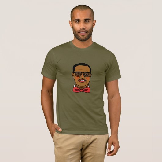 vlinderdas t-shirt (Voorkant volledig)