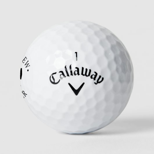 Vlinderdas Usher Golfballen (Logo)