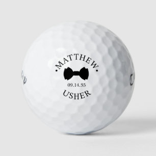 Vlinderdas Usher Golfballen