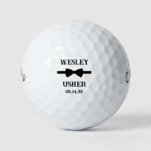 Vlinderdas Usher Golfballen