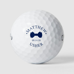 Vlinderdas Usher Golfballen