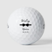 Vlinderdas Usher Golfballen (Voorkant)