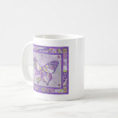 Vlinderdeken Folk Art Mok (Voorkant links)