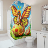 vlinderdier douchegordijn (In situ)