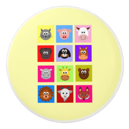 vlinderdieren keramische knop