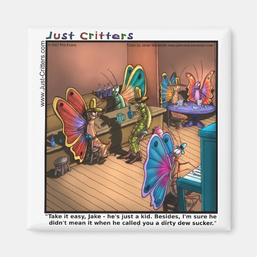 vlinderdonder magneet (Voorkant)