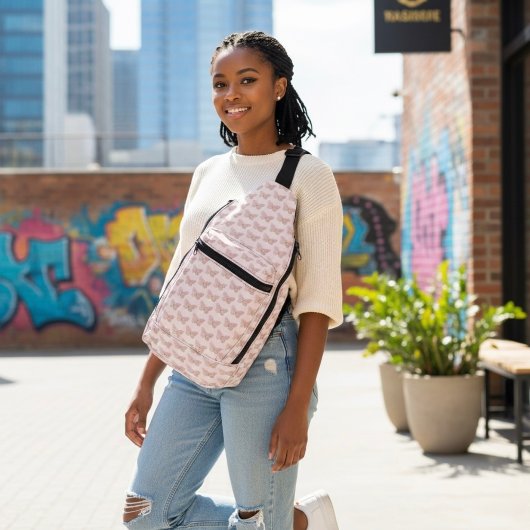 vlinderdraagtas sling bag