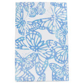 Vlinderdromen (blauw) medium cadeauzakje (Voorkant)