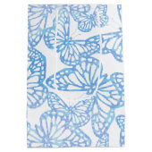 Vlinderdromen (blauw) medium cadeauzakje (Achterkant)