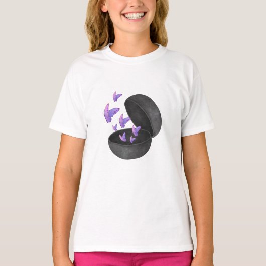 Vlinderdromen Grafisch T-shirt (Voorkant)