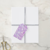 Vlinderdromen (lavendel) cadeaulabel (Met Touw)