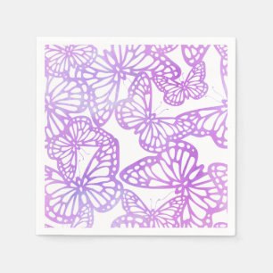 Vlinderdromen (lavendel) servet