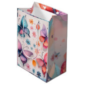 Vlinderdromen Medium Cadeauzakje (Voorkant Gekanteld)