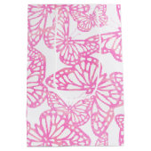 Vlinderdromen (roze) medium cadeauzakje (Achterkant)