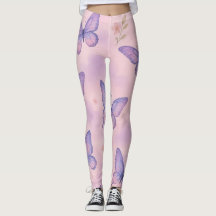 Vlinderdroom Bewegingsleggings – Zachte Waterverf