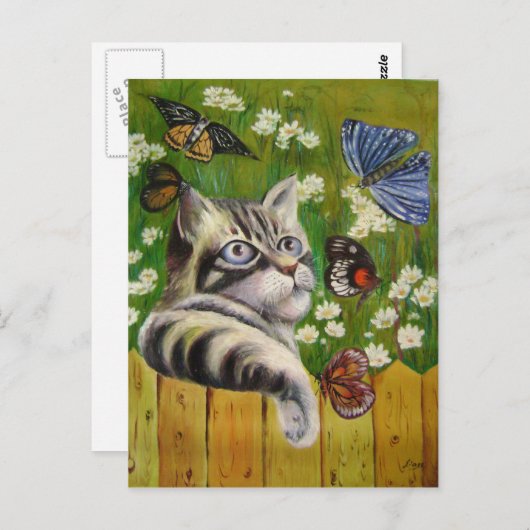 vlinderdroom briefkaart (Voorkant / Achterkant)