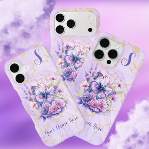 Vlinderdroom in Paars Case-Mate iPhone Case