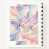 Vlinderdroom Notitieboek – Zachte Pastel Kleurige (Achterkant)