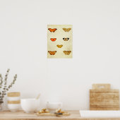  vlinderdruk 238 poster (Keuken)